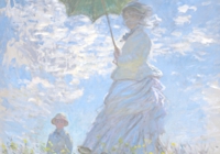 クロード・モネ「散歩、日傘をさす女性」